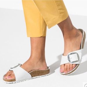 Birkenstock’s White Madrid Womens Size 38